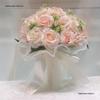 Champagne Pink Bridal Bouquet Toss Collection: Faux Flowers, Wedding Dress Photo Prop, Travel Photography, and Gift Set.