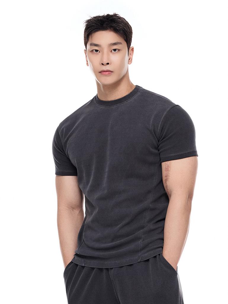 BYSEC Perfect Premium Double-Sided Plain Muscle Fit Short Sleeve T-Shirt_7 Colors