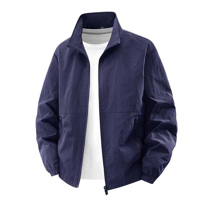 New Spring and Autumn Outdoor Jacket Business Stand Collar Jacket Sports Casual Versatile Men's Jacket