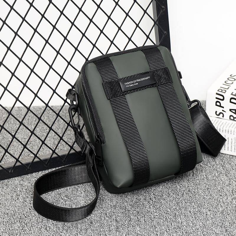 Umhängetasche für Herren, Business, Freizeit, große Kapazität, tragbare Handtasche, Reißverschluss, mehrschichtig, wasserdicht, Sommer-Umhängetasche für Männer