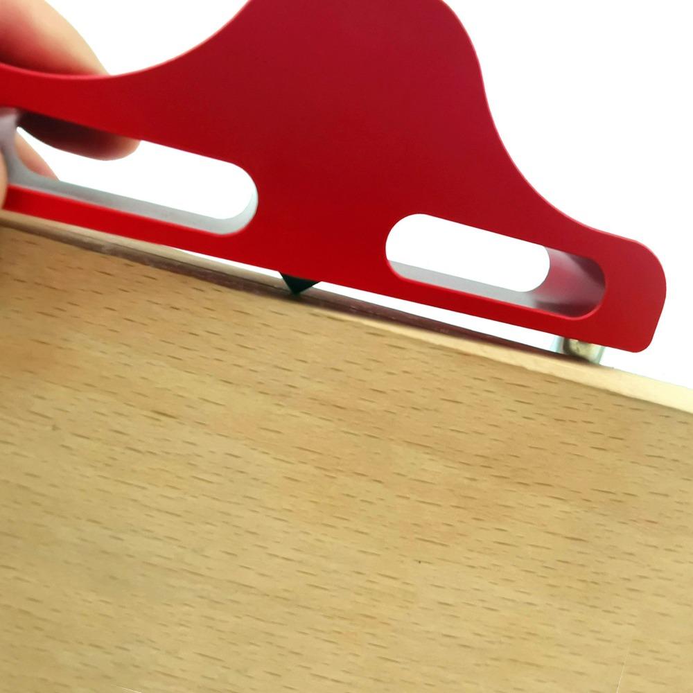 95mm Center Finder Tool Red Marking Gauge Tool Precision Center Line Scriber Construction Marking