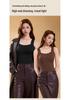 Seamless Plus Size Wide Shoulder Concealer Bra Vest with Beautiful Back Design for Women