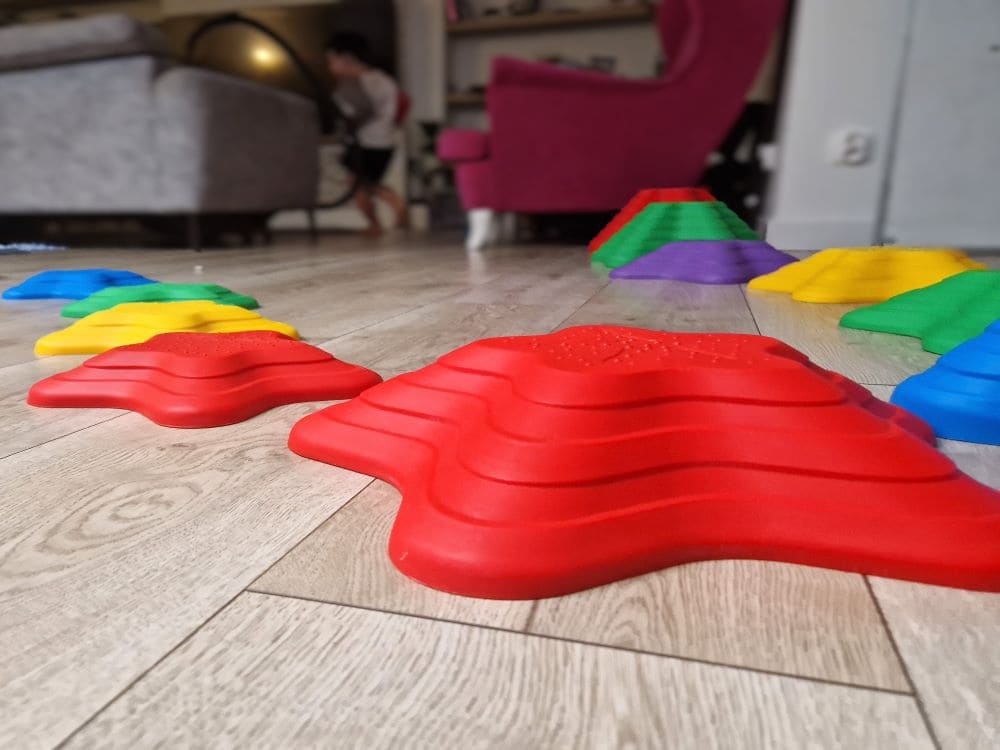 Sensory Path River Stones Childrens Balancing Stones Stepping Stones Motor Skills and Coordination Starfish 11 Pcs