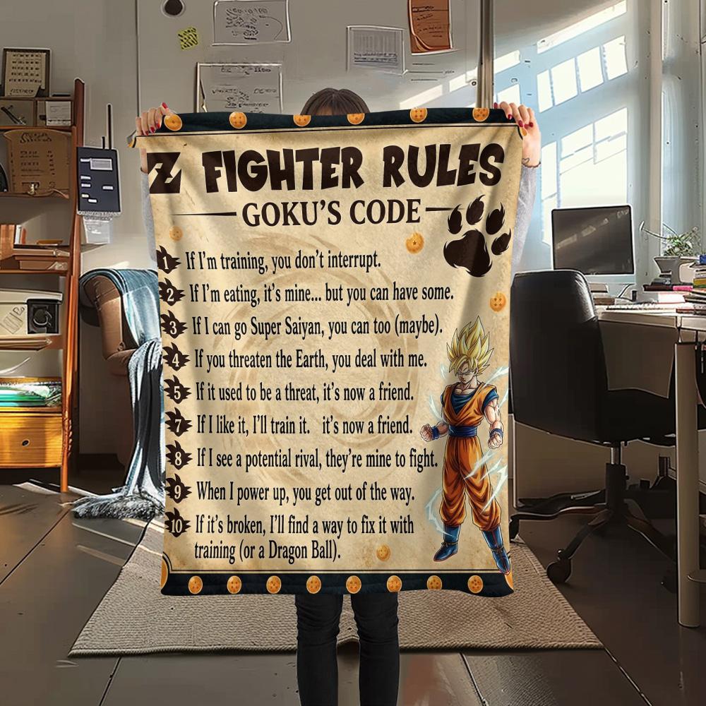 1PC Frieza Patterned Flannel Blanket Suitable For All Seasons For Home Decor Warmth And Comfort Gifts Holiday Present