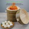 Bamboo Steamer Basket with Lid