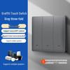 Zhengshang B1 WiFi Smart Switch: Alexa & Google Voice Compatible, EU Standard Panel