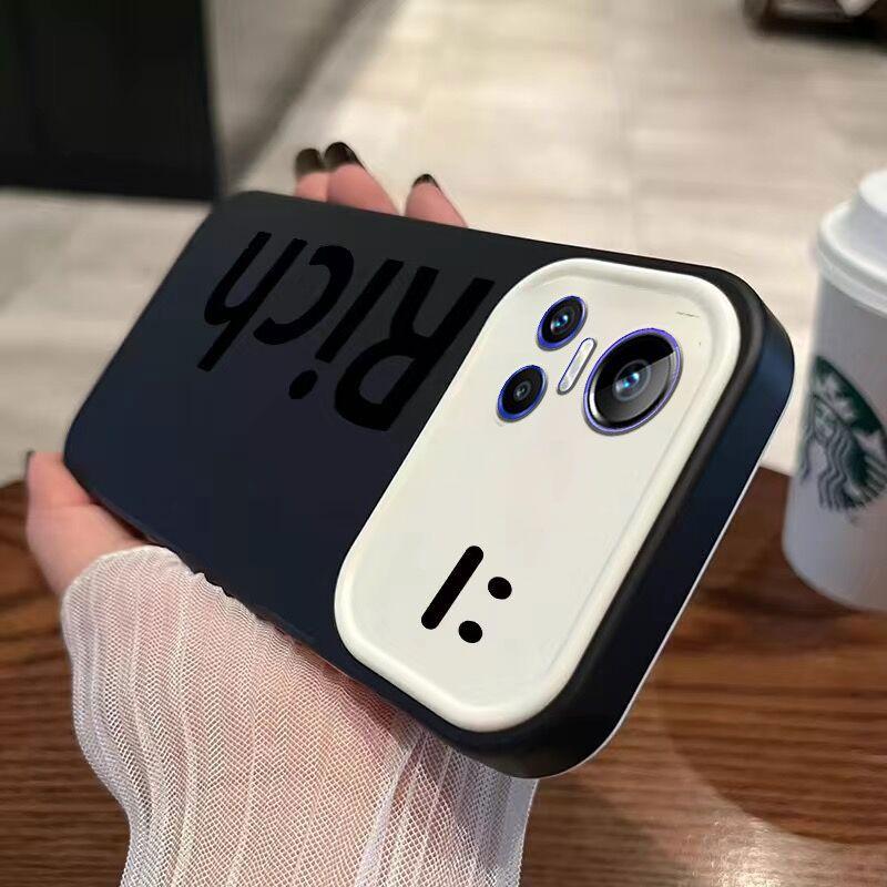 RealmeGTneo3 Mobile Phone Case Creative Silicone All-inclusive Camera Case Soft Case Cartoon Cute