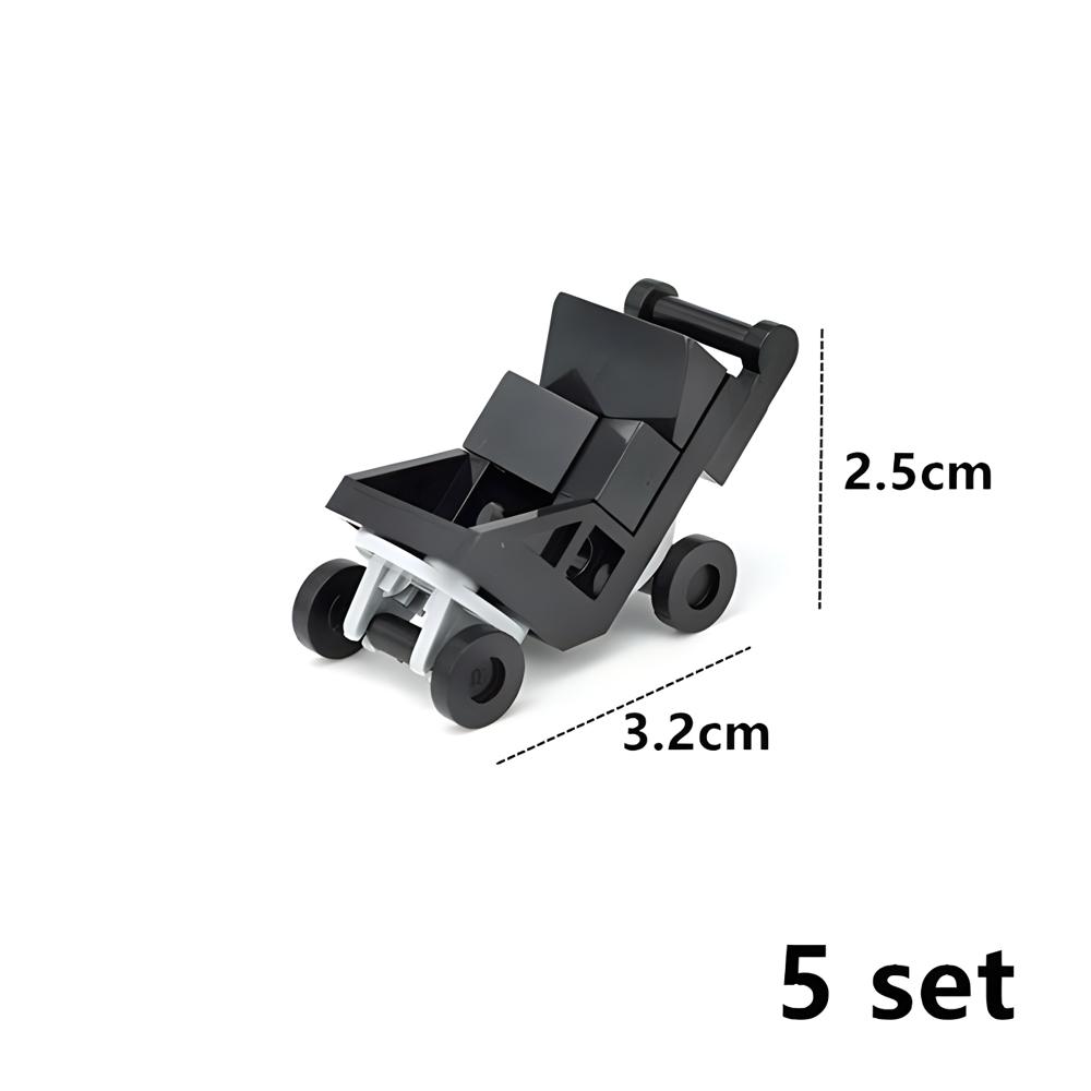 City Furniture Bed Series Creative Bricks TV Kitchen Bedroom Bathroom Parts Basketball Stand DIY Kits Kids Toys Building Blocks