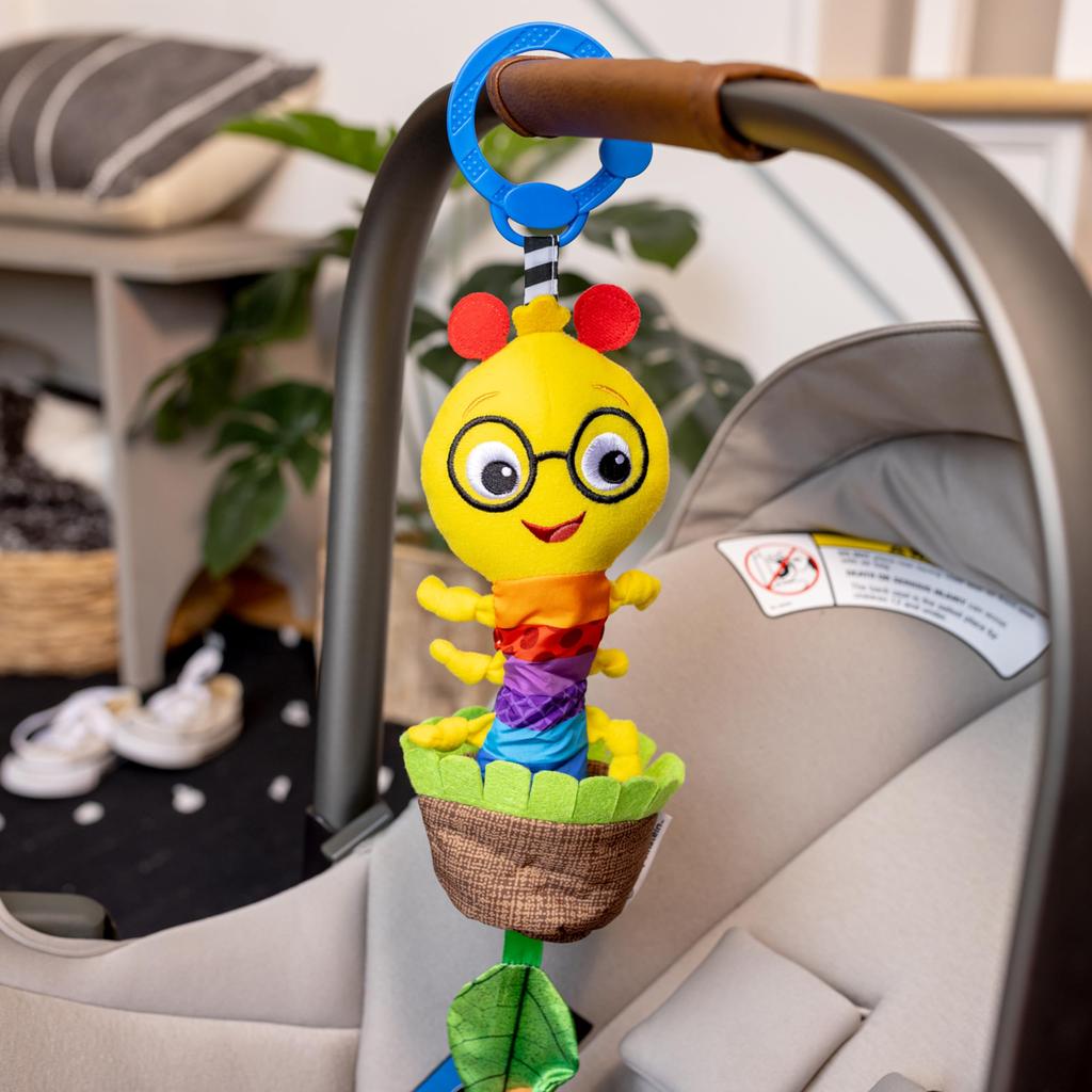 Hanging Stroller Perfect for Baby Months Baby Shower Birthday Christmas Baby Vibrating Colorful 16887 Toy, Caterpillar, Attachment, (0 Old), Gift,