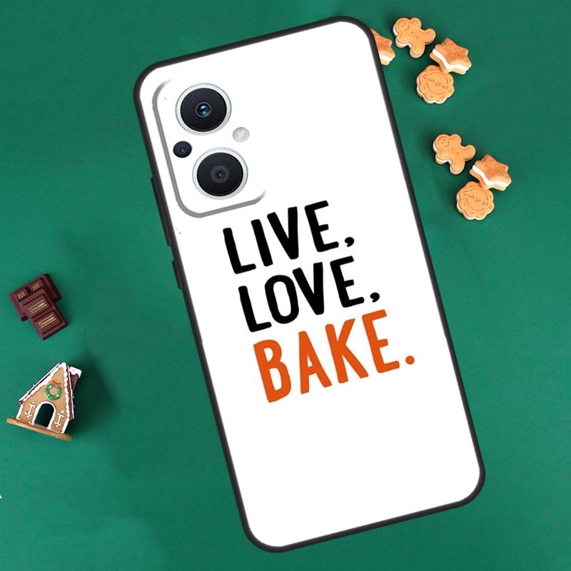 Love Baking Chef Knife Case For OPPO Reno 13 12 11 14 F 10 Pro 8T 8 7 Lite Cover For OPPO Find X8 X6 X5 X9 Pro Coque