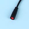 Black Ebike Accessories Optional Cable Base Connector Waterproof Connector 2/3/4/5/6Pin Cable Display Pin