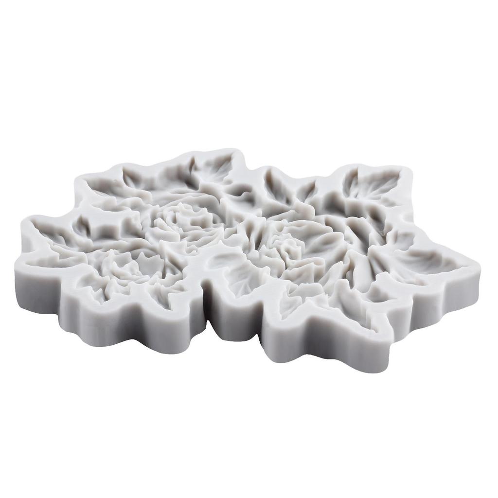 Peony Flower Silicone Mold Flower Fondant Molds Cake Decorating Tools Theme Cake Dessert Decorated Chocolate Candy Mold