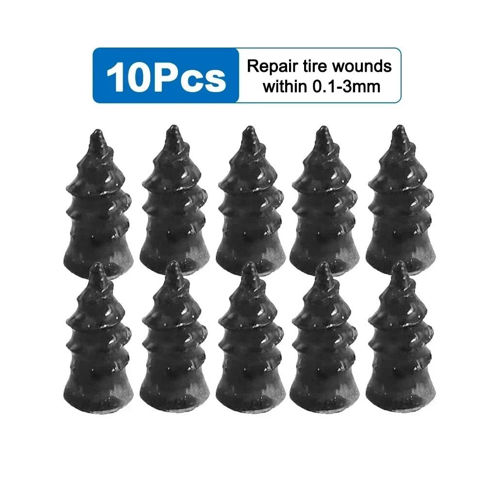 10/100PCs Car Motorcycle Vacuum Tire Repair Rubber Nail Set Kit Tubeless Tyre Screws Car Truck Motorcycle Repair Tools