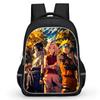 Dual Zipper Pockets, NARUTO Design Suitable For Boys&Girls, Durable 16-inch Lightweight Kids Cartoon Student Backpack Age 5-11.