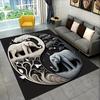 Elephant Printed Non-slip Rug, for Living Room Bedroom Nursery Room, Outdoor Patio Garden Yard Decor Rug, Home Decor, Farm Decor