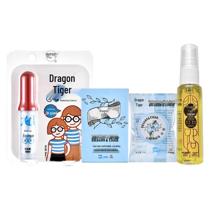 

Longhu Icy Cool Mint Essential Oil 4-Piece Set