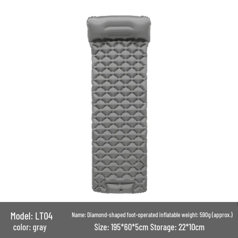 Ultraleichte TPU Fußpumpe Aufblasbare Campingmatte