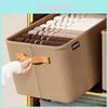 Modern Minimalist Fabric Storage Bin With Foldable Design For Clothing And Toy Organization