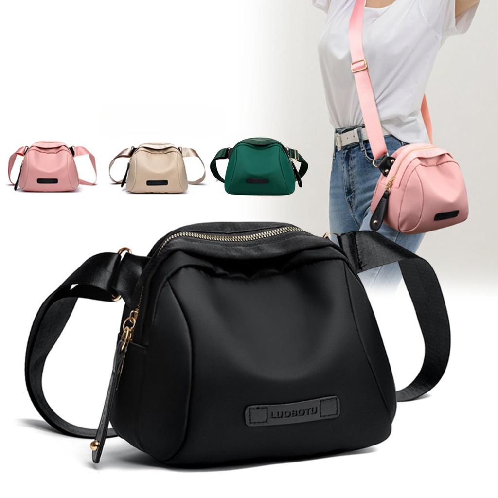W&C Mini Bag, Round Pochette Shoulder Bag for Women, Wide Shoulder Strap, Small, Lightweight, Casual, Crossbody, Stylish, Simple, One-Shoulder Bag,