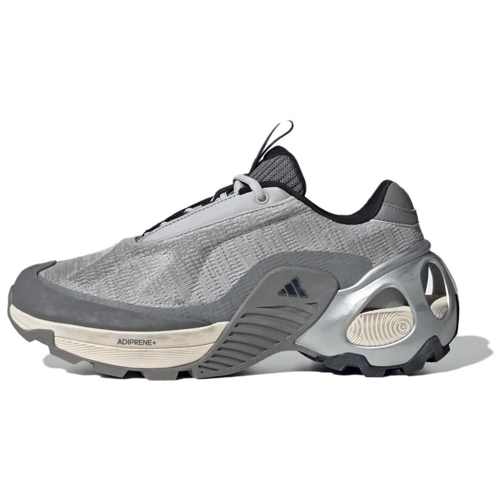 Adidas Wonder Runner Comfortable Rock Slip-Resistant Durable Low-Top Running Shoes Unisex Running Shoes Gray JQ7589