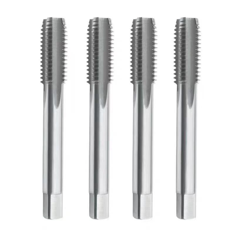 Kit de 5 tarauds à filetage métrique HSS pour machine, 3 mm, 4 mm, 5 mm, 6 mm, 8 mm, M3-M8, M3, M4, M5, M6, M8