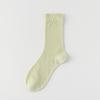 Summer Thin Mulberry Silk Socks, Solid Color Mesh, Breathable, Boneless, Odorless, Antibacterial, Women's Mid-leg Socks