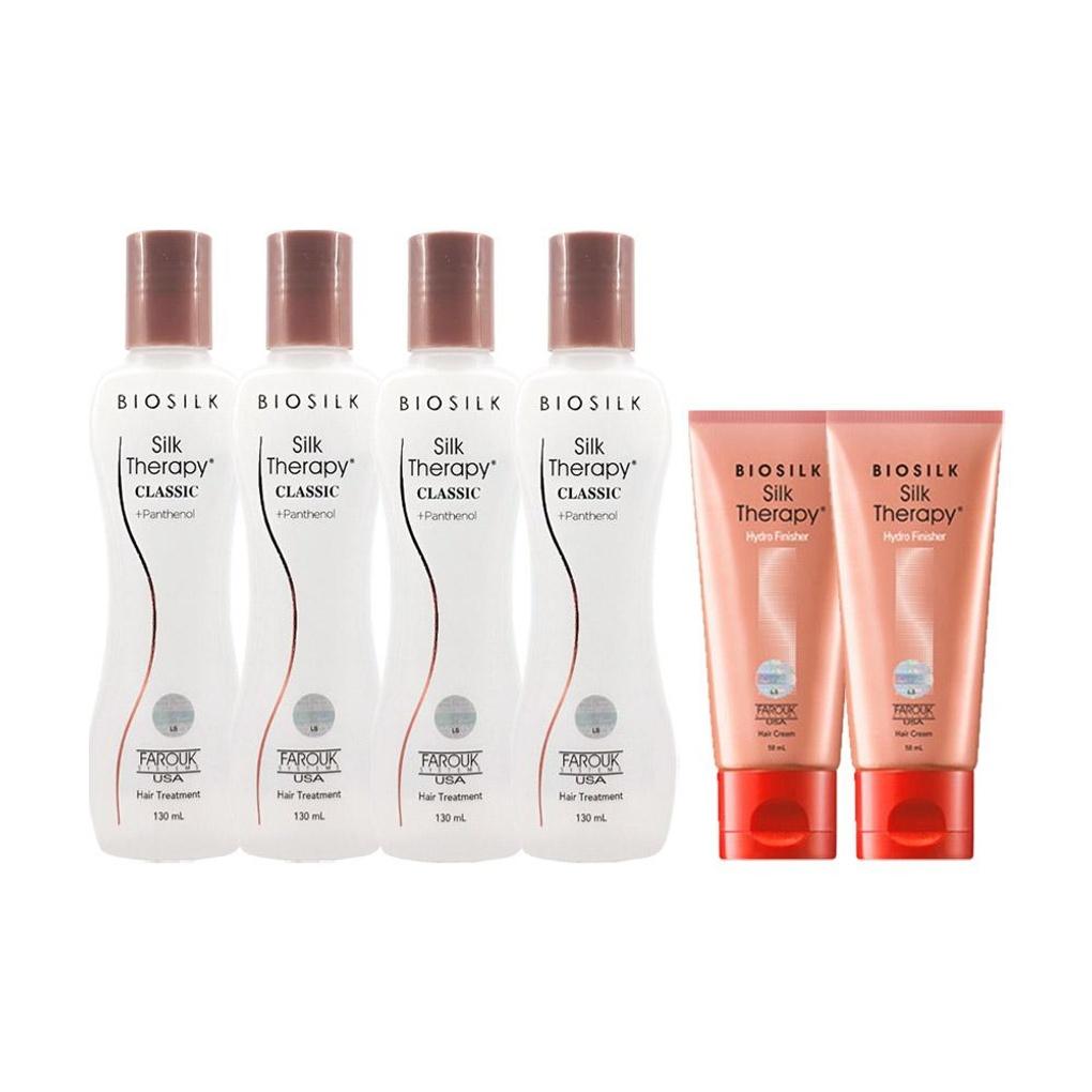 

Silk Therapy Original Classic Hair Essence 130 x 4 + Hair Cream 50 x 2 Silk Therapy Classic 130 x 4 + Cream 50 x 2