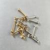 10PCS F136 Ttianium Piercing Labret Lip Stud Ring CZ 16G Internal Thread Stud Earring Ear Tragus Cartilage Helix Daith Jewelry