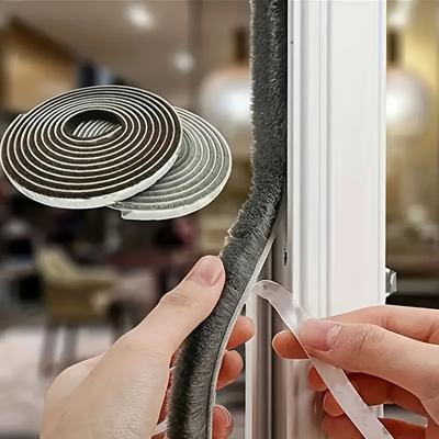 Selbstklebendes Tür- und Fensterdichtungsband für Aluminiumlegierungsfenster und Holztüren, Wasserdichtes/Winddichtes Kollisionsschutz-Dichtungsband