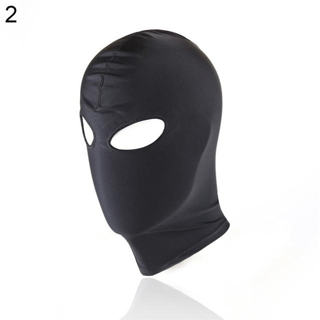 1/2/3 Hole Men Women Adult Spandex Balaclava Open Mouth Hood Face Eye Head Mask Costume Slave Game Role Play Party Adulto SM Toy