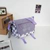 Borsa a tracolla con ciondolo regalo da uomo a grande capacità a griglia borsa da fitness borsa a spalla da donna borsa da coppia XM-2251-