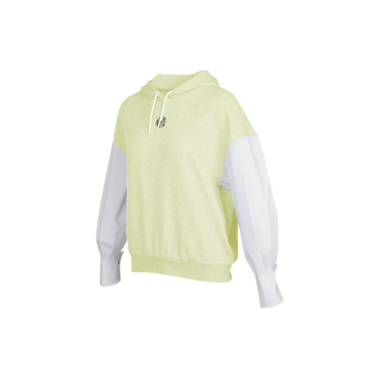 

New Nike Sweatshirt Women s Ice Green Yellow DD5053-303 L