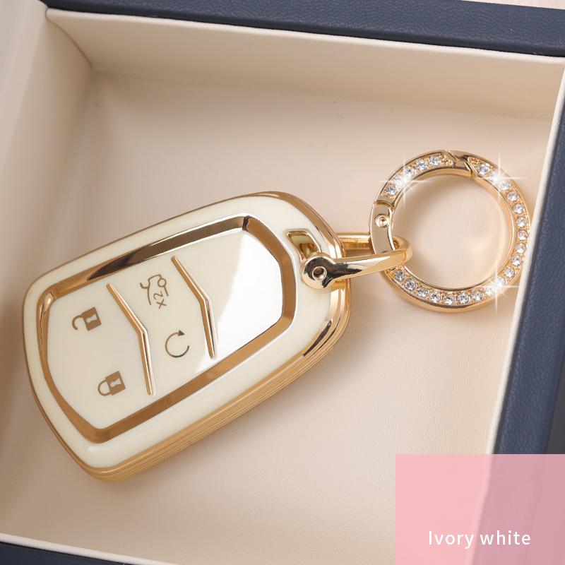 New TPU Car Key Case Remote Control Protector Cover for Cadillac ATS-L XTS XT5 CTS CT6 ATS 28T SRX Escalade 2015 Accessories