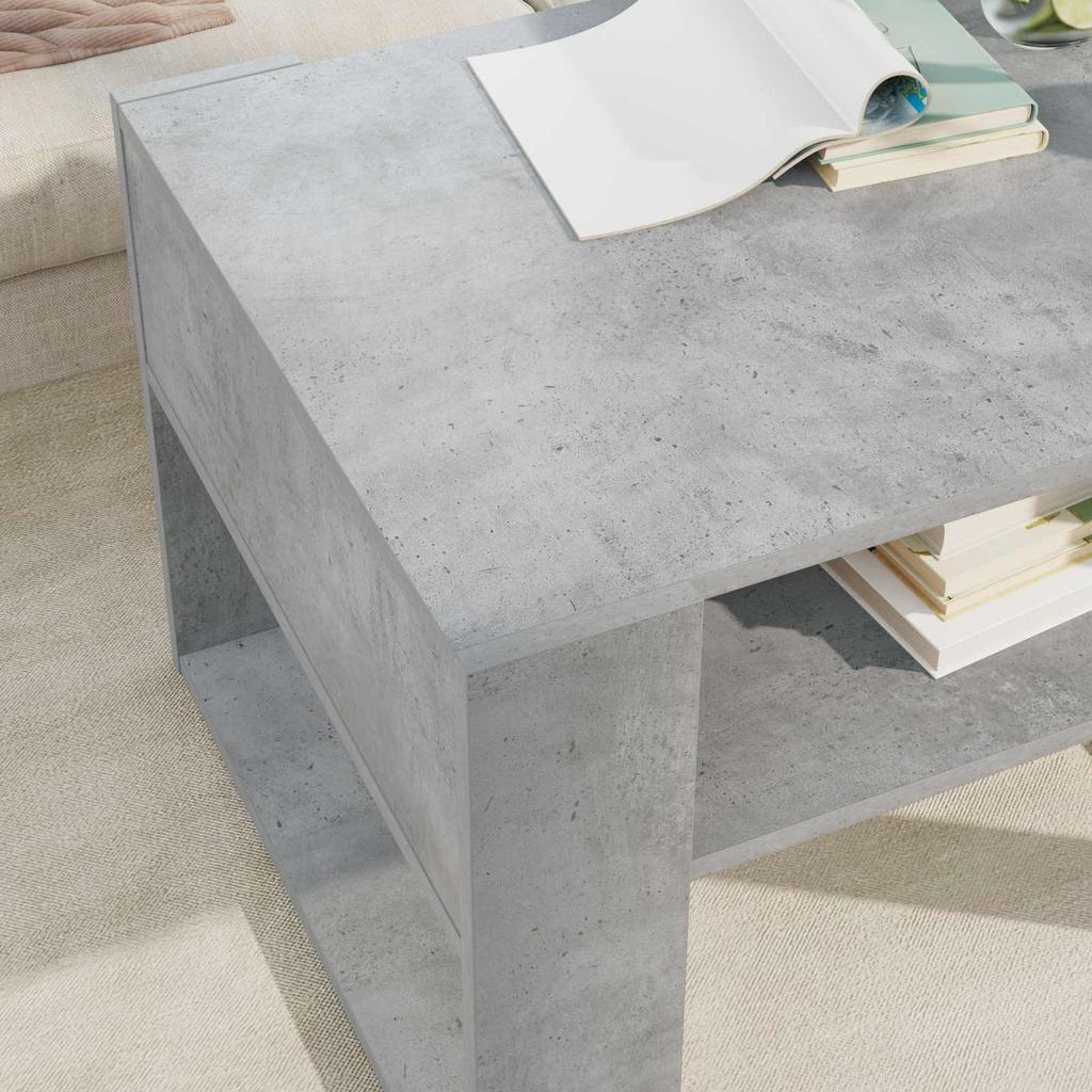 in concrete grey 66 x 53 x 45 cm made of engineered wood