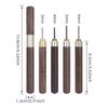 1pc Leather Sewing Awl with Protective Cover, Leathercraft Sewing Stitching Line Puncher, DIY Leather Handicraft Hole Cut Awl