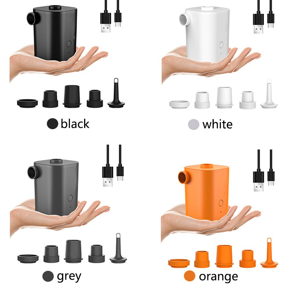 Portable Mini Air Pump With 2500Mah Battery Usb Rechargeable To Inflate Deflate