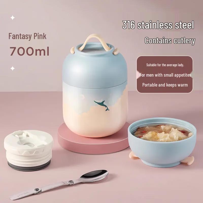 RELEA 700ML 316 Stainless Steel Thermal Food Jar