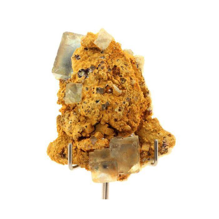 Pierres et Minéraux. Fluorite. 256.0 ct. Le Burg Mine, Tarn, France.