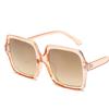Durable High Quality Durable High Quality Vintage Oversize Square Sun Glasses Women Black Gradient Fashion Luxury