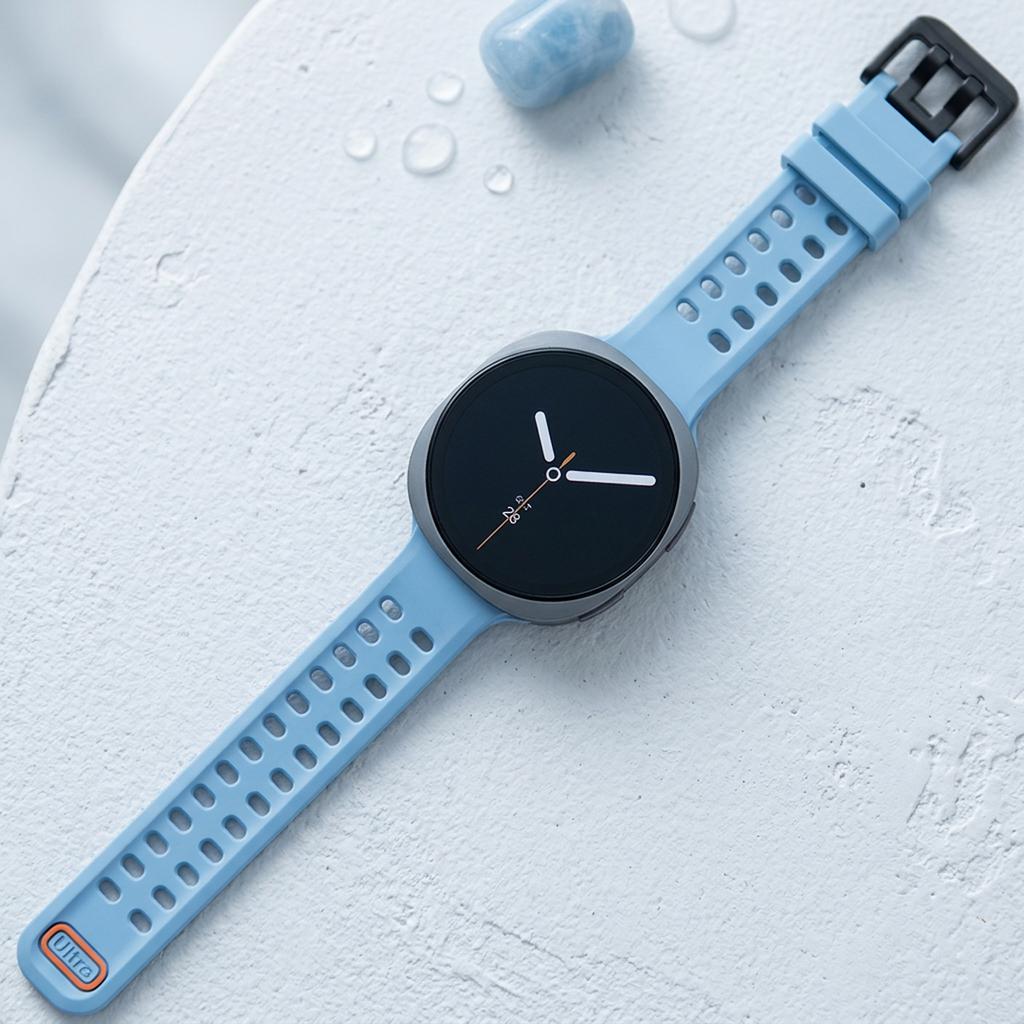 NEW Original Silicone Strap for Samsung Galaxy Watch 9 8 40mm 44mm Sport Band Bracelet for Galaxy Watch 8 Classic 46mm Wristband