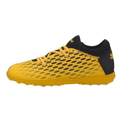 Future 5.4 TT Kids Soccer Shoes Kids Sneaker Black Yellow 105813-03