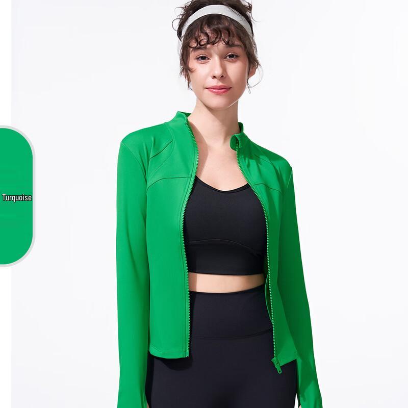 

Junbie Women s Stand-Collar Yoga & Running Jacket One Size