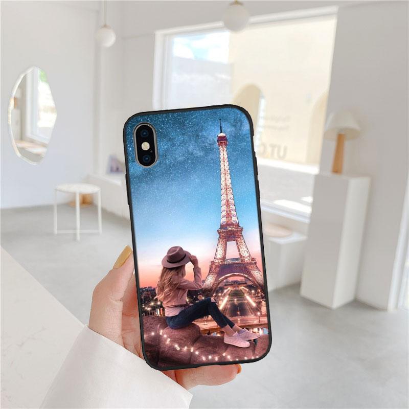 LO81 Paris Eiffel tower Soft Shell Phone Case for Redmi Note 10 11 12 Pro Max 10S 10C 10T 11A 11S 12S 12C