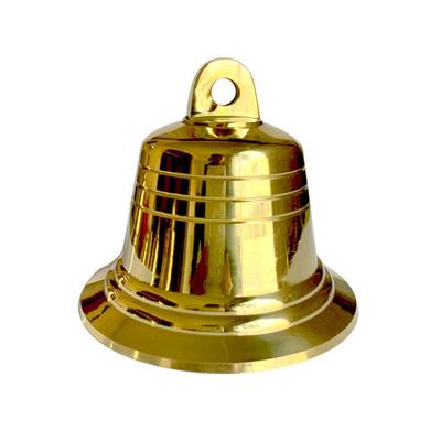 Copper Bell Pendant 1.5 Inch Vintage Metal Craft Hanging Naments Decorative Doorbell Wind Chime Home Bedroom Living Room