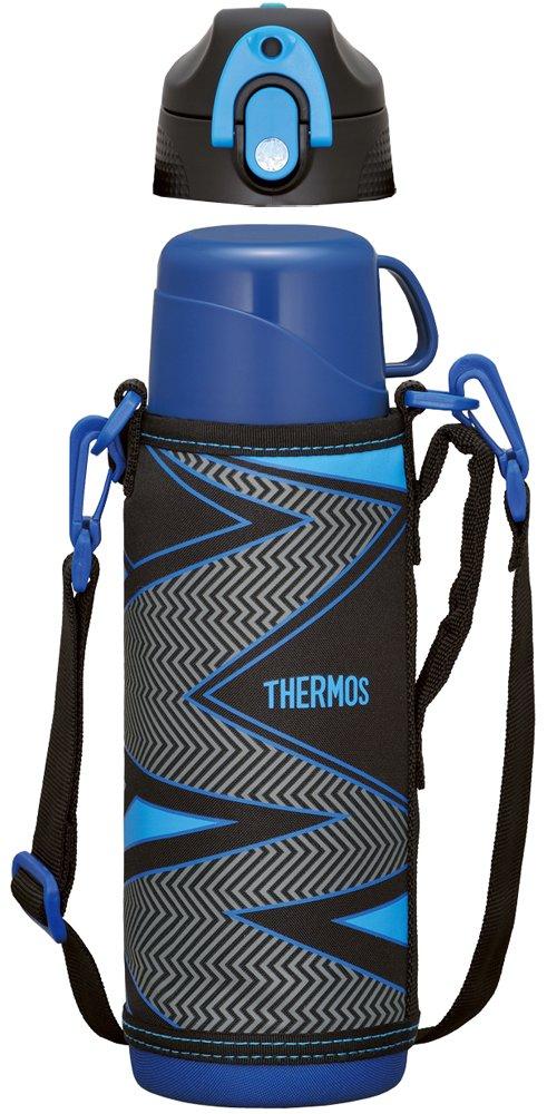Thermos Vacuum Insulated 2-Way Bottle FFR-804WF I-BK Inazuma Black 0.8L