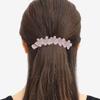 Resin Vertical Clip Plum Blossom Ponytail Holder Fashion Accessories Flower Banana Clips  Work