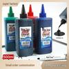 Erasable Water-Based Whiteboard Marker Ink Refill, 500ML - Black, Red, Blue, Green