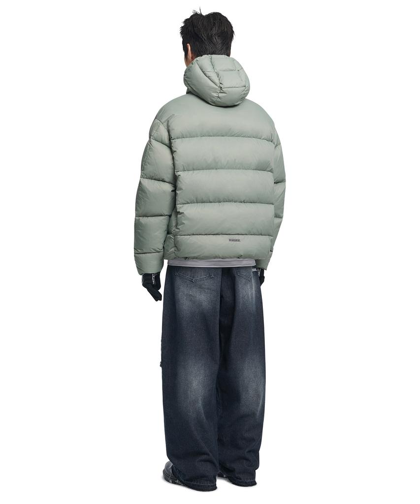 Nomanual Ember Hooded Duck Down - Pale Khaki