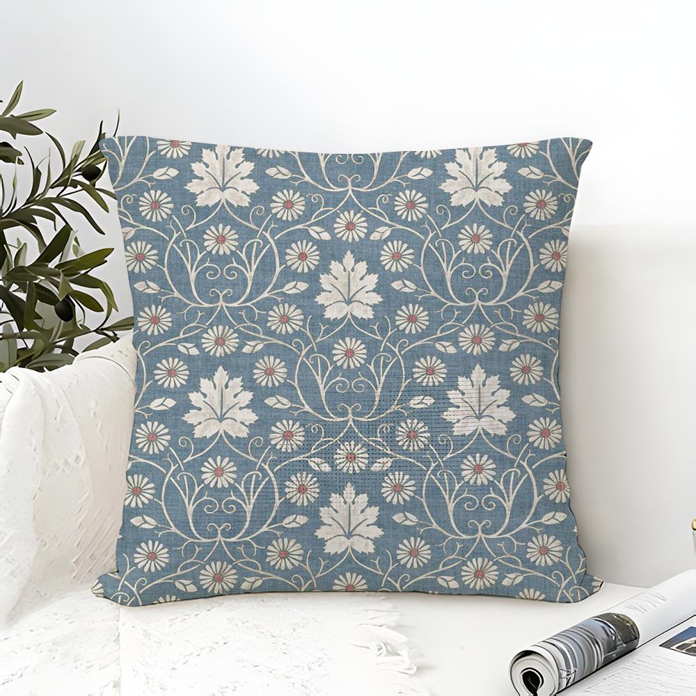 Fresh Beautiful Floral Pattern Pillow Case linen pillow case sofa home decor cushion cover cushion cove