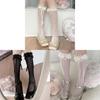 Lolita Heart Lace Trim Knee Socks With Non Slip Anti Skid For Youth Women